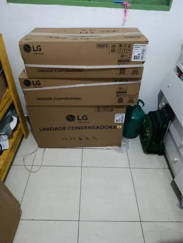Ar condicionado bi split LG 12 mais 9 mil btus, lacrado