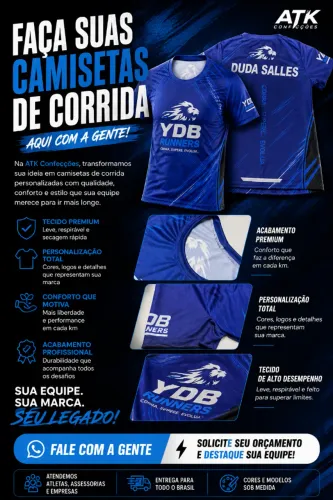 CAMISETAS PERSONALIZADAS PARA CORRIDA | ATK CONFECÇÕES