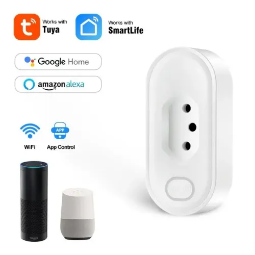 Tomada Inteligente Wifi 16a Smart Wifi Plug Branco