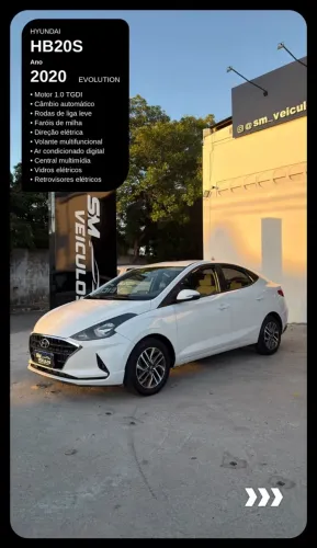 Hyundai HB20S Evolution 1.0 TB Flex 12V AUT 2020