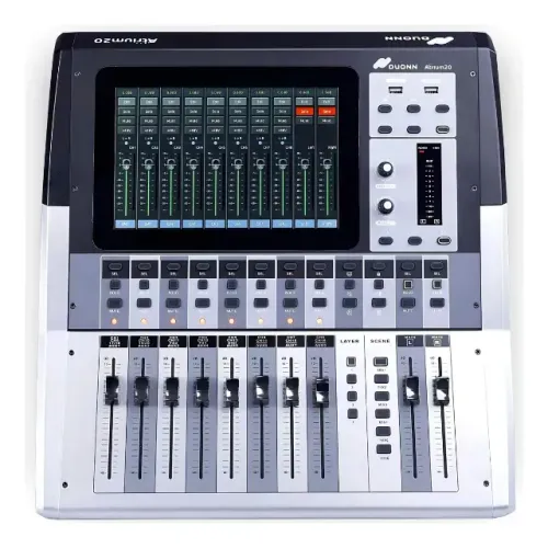 Mesa de Som Digital DUONN Atrium 20 Canais Profissional com Bluetooth e USB