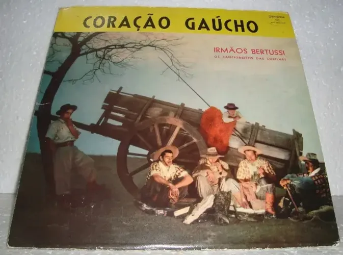 Lp IRMÃOS BERTUSSI - CORAÇÃO GAÚCHO 1968 Br Mono - 1a. Edição
