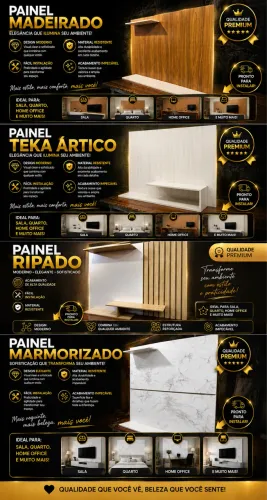 Painéis 100% MDF