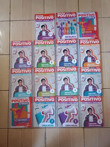 Apostilas pré vestibular da Positivo (contém 38 apostilas, leia a descrição)