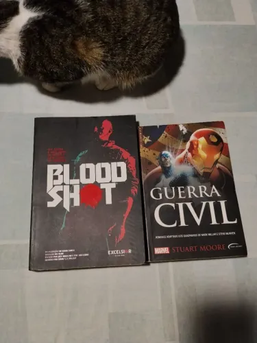 Kit 2 livros 'blood shot' e 'guerra civil'