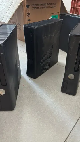Xbox 360 slim e super slim lote com 4