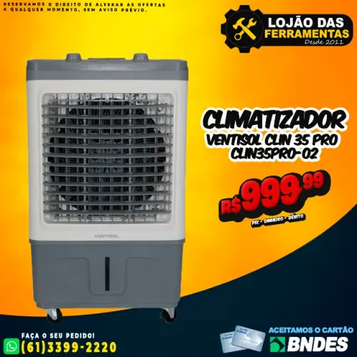 Climatizador CLIN 35 PRO CLIN35PRO-02 Ventisol