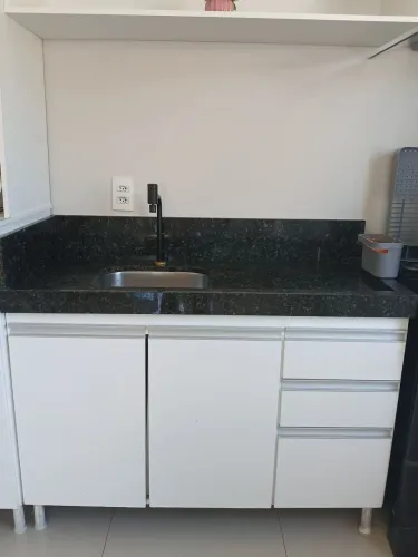 Pia mdf com mármore 