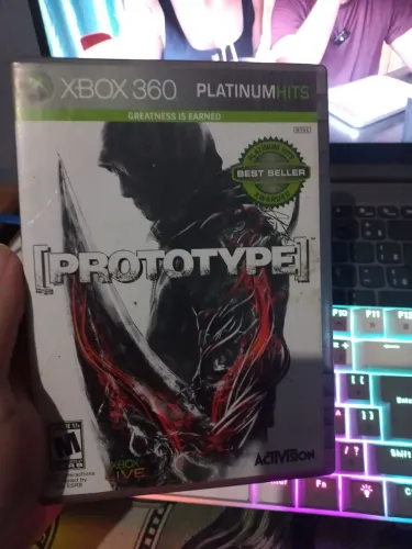 Jogo Xbox original (prototype) versão Platinum hits com manual