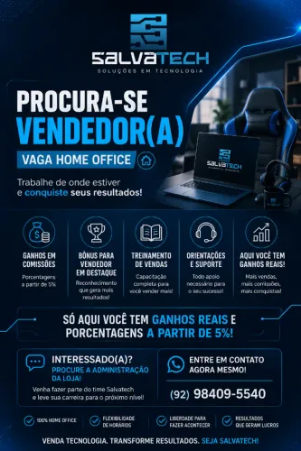 VENDEDOR HOME OFFICE!