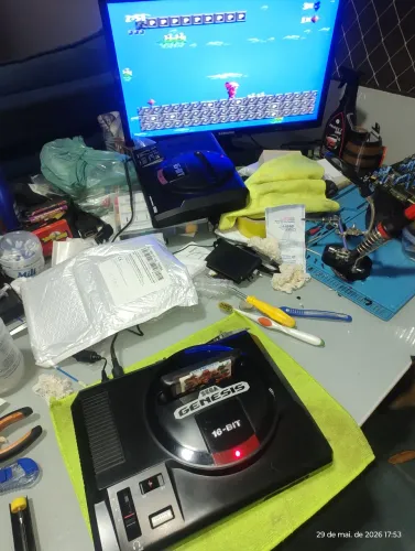 Sega Gênesis Brilhando e revisado