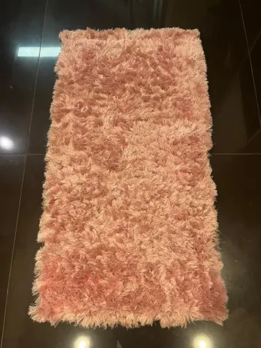 Tapete felpudo rosa 1m x 0,5m