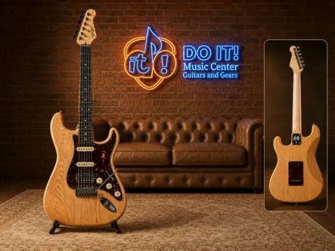 Guitarra Stratocaster Seizi Vintage Budokan Ash (estado de nova)