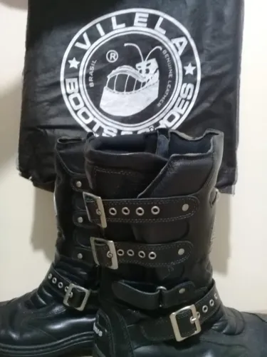 VENDO CORTURNO BOMBEIRO ALBARUS COURO FIVELA ROCK GOTICO METAL TRATAORADO NUNCA FOI USADO