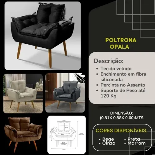 Poltrona Opala Nova