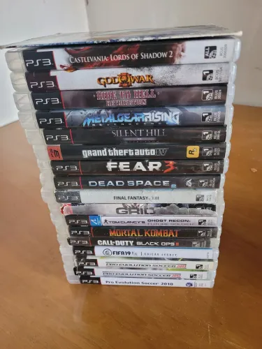 Lote Pack de 18 Jogos Originais PS3 Playstation 3