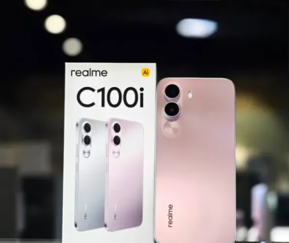 Novidade Realme C100i 4G 256/8GB (Cinza/Roxo) R$1.299,00 a vista