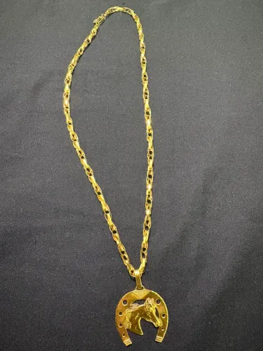 Corda de ouro 18k com 45 cm 13,7G