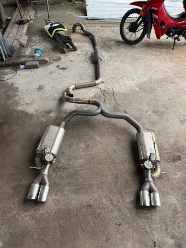 Downpipe + Escapamento full inox Nivus, polo, t-Cross, Virtus 