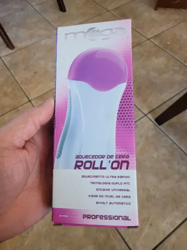 Aquecedor de cera Roll on Mega Rosa Novo outlet