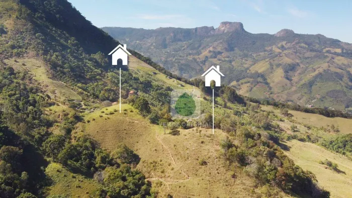 Terreno no alto da Serra com vista para Pedra do Baú à venda, 20110 m² por R$ 650.000 - Qu