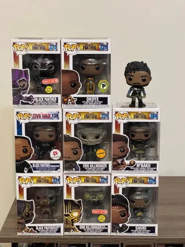Funko Pop Pantera Negra Black Panther Marvel - Vários Modelos