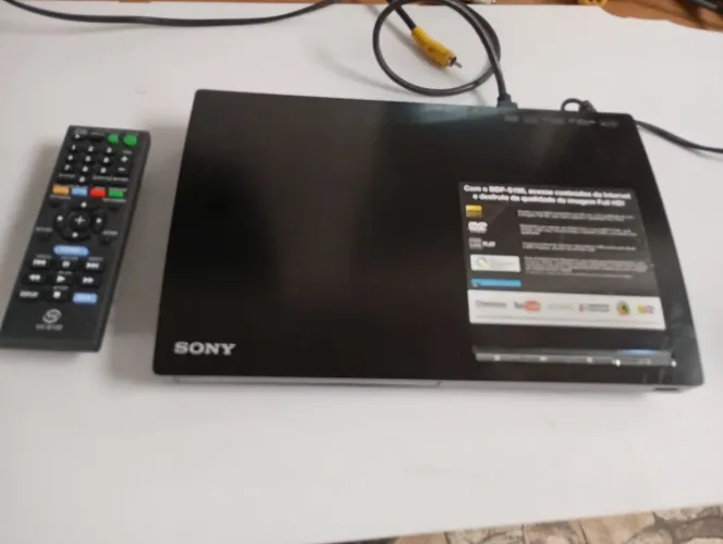DVD blu-ray Sony modelo pequeno sem display