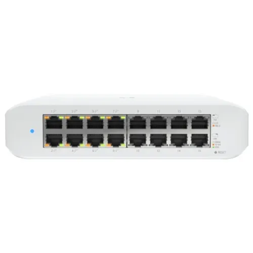 Switch POE 16 Portas Unifi 16 Lite USW-LITE-16-POE-BR 16P - Novo c/ garantia - Nexo Store