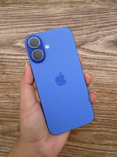 iPhone 16 azul 128gb 92% original nunca aberto 