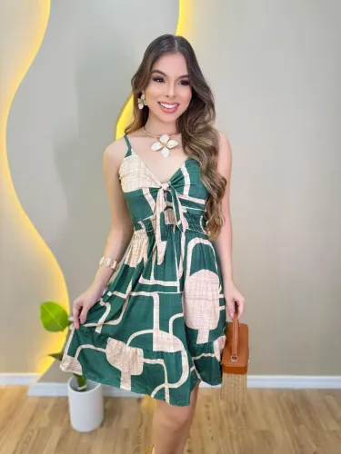 Vestidos malha suede estampado revenda moda feminina