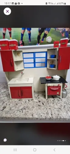 Armário cozinha em aço vintage do ano de 1980