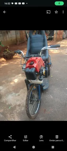 Vendo triciculo motor de roçadeira 