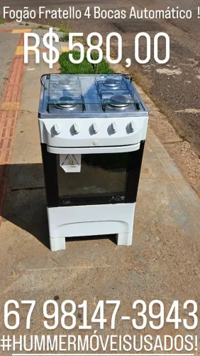 Vende - Se Fogão Fratello 4 Bocas Automático !