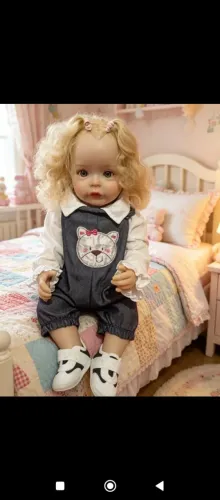 Bebê reborne realista 55cm