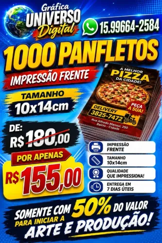 Panfletos Coche Frente