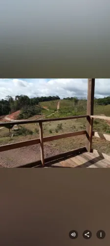 VENDO TERRENO RURAL COM BANHO DE RIO  e  CASA EM  MADEIRA