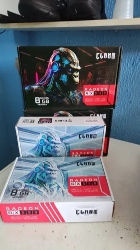placa de video rx 580 8gb nova