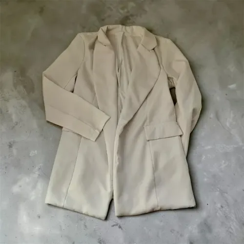 Blazer Branco Alongado 