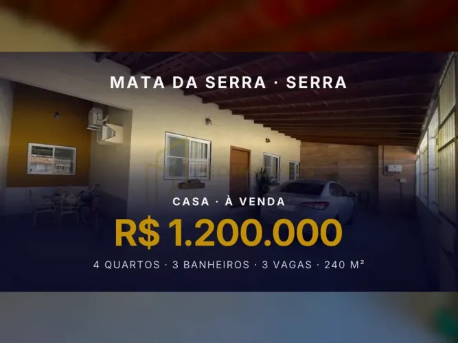 Oportunidade única: Casa com 4 quartos na Mata da Serra!