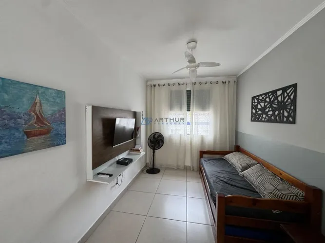 Apartamento à venda em Praia Grande no Canto do Forte com 01 dormitório