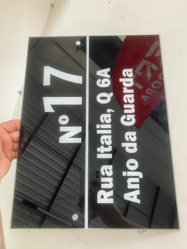 PLACAS DE ENDEREÇO