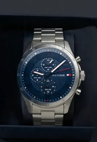 Tommy Hilfiger Azul Aço Novo