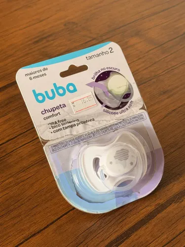chupeta buba comfort silicone tamanho 2