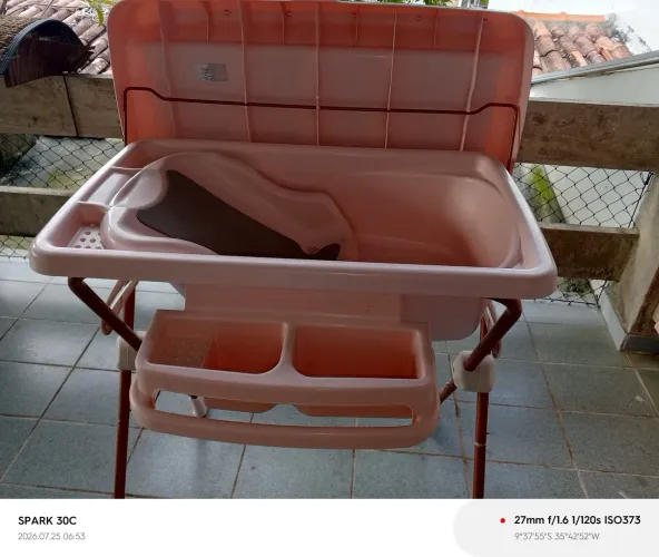 Banheira e trocador