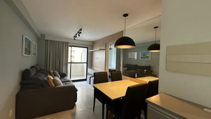 Apartamento mobiliado para alugar