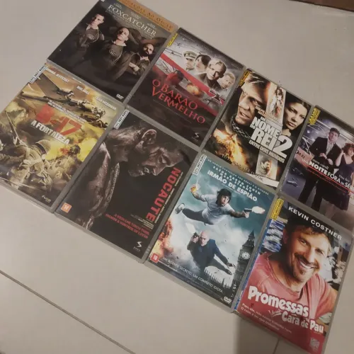 Lote 8 filmes DVD 50 reais ou 10 cada