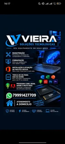 Técnico em informática todo tipo de serviço a domicílio 