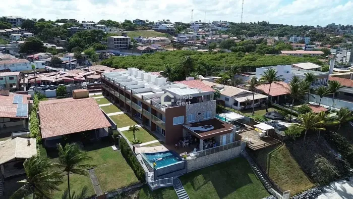 Duplex de Luxo à Beira-Mar para Locação por Temporada  Praia de Pirangi