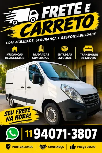 Frete e carreto chamar no whatsapp