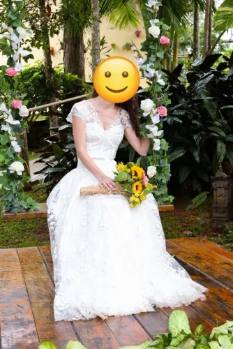 Vestido de noiva - excelente estado